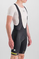 SPORTFUL Cycling bib shorts - NEO - black/yellow