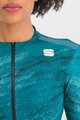 SPORTFUL Cycling short sleeve jersey - CLIFF SUPERGIARA - turquoise