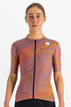 SPORTFUL Cycling short sleeve jersey - CLIFF SUPERGIARA - purple/orange