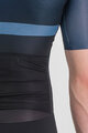 SPORTFUL Cycling skinsuit - BOMBER - black/blue