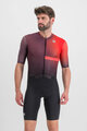 SPORTFUL Cycling skinsuit - BOMBER - black/purple