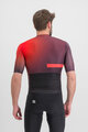 SPORTFUL Cycling skinsuit - BOMBER - black/purple