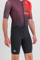 SPORTFUL Cycling skinsuit - BOMBER - black/purple