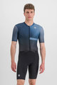 SPORTFUL Cycling skinsuit - BOMBER - black/blue