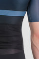 SPORTFUL Cycling skinsuit - BOMBER - black/blue