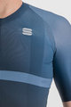 SPORTFUL Cycling short sleeve jersey - BOMBER - black/blue