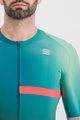 SPORTFUL Cycling short sleeve jersey - BOMBER - green