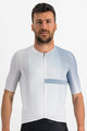 SPORTFUL Cycling short sleeve jersey - BOMBER - white/grey