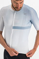SPORTFUL Cycling short sleeve jersey - BOMBER - white/grey