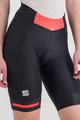 SPORTFUL Cycling shorts without bib - NEO - black/red