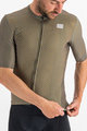 SPORTFUL Cycling short sleeve jersey - CHECKMATE - brown