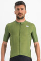 SPORTFUL Cycling short sleeve jersey - CHECKMATE - green