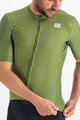 SPORTFUL Cycling short sleeve jersey - CHECKMATE - green