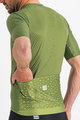 SPORTFUL Cycling short sleeve jersey - CHECKMATE - green