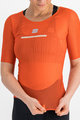 SPORTFUL Cycling short sleeve t-shirt - PRO BASELAYER - red