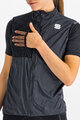 SPORTFUL Cycling gilet - SUPERGIARA LAYER - black