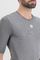 SPORTFUL Cycling short sleeve t-shirt - FIANDRE THERMAL - grey