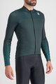 SPORTFUL Cycling winter long sleeve jersey - BODYFIT PRO - green