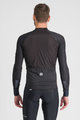 SPORTFUL Cycling winter long sleeve jersey - BODYFIT PRO - black/brown