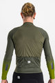 SPORTFUL Cycling winter long sleeve jersey - BODYFIT PRO - green