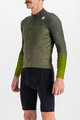 SPORTFUL Cycling winter long sleeve jersey - BODYFIT PRO - green