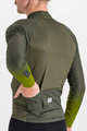 SPORTFUL Cycling winter long sleeve jersey - BODYFIT PRO - green