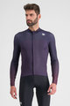 SPORTFUL Cycling winter long sleeve jersey - BODYFIT PRO - blue