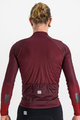 SPORTFUL Cycling winter long sleeve jersey - BODYFIT PRO - bordeaux