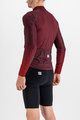 SPORTFUL Cycling winter long sleeve jersey - BODYFIT PRO - bordeaux