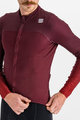 SPORTFUL Cycling winter long sleeve jersey - BODYFIT PRO - bordeaux