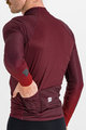 SPORTFUL Cycling winter long sleeve jersey - BODYFIT PRO - bordeaux