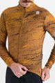 SPORTFUL Cycling winter long sleeve jersey - CLIFF SUPERGIARA - brown