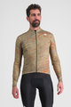 SPORTFUL Cycling winter long sleeve jersey - CLIFF SUPERGIARA THERMAL - beige