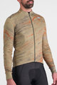 SPORTFUL Cycling winter long sleeve jersey - CLIFF SUPERGIARA THERMAL - beige