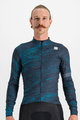 SPORTFUL Cycling winter long sleeve jersey - CLIFF SUPERGIARA - blue