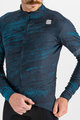 SPORTFUL Cycling winter long sleeve jersey - CLIFF SUPERGIARA - blue