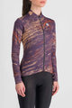 SPORTFUL Cycling winter long sleeve jersey - CLIFF SUPERGIARA THERMAL - purple/beige