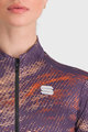 SPORTFUL Cycling winter long sleeve jersey - CLIFF SUPERGIARA THERMAL - purple/beige