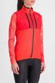 SPORTFUL Cycling gilet - GIARA LAYER - red