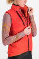 SPORTFUL Cycling gilet - GIARA LAYER - red