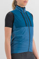 SPORTFUL Cycling gilet - GIARA LAYER - blue