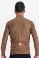 SPORTFUL Cycling winter long sleeve jersey - CHECKMATE THERMAL - brown