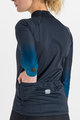 SPORTFUL Cycling winter long sleeve jersey - BODYFIT PRO THERMAL - blue