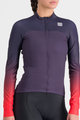 SPORTFUL Cycling winter long sleeve jersey - BODYFIT PRO THERMAL - red/blue