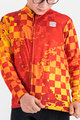 SPORTFUL Cycling winter long sleeve jersey - KID THERMAL - red/yellow