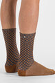 SPORTFUL Cyclingclassic socks - CHECKMATE - brown/anthracite