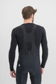 SPORTFUL Cycling long sleeve t-shirt - MERINO LS - black