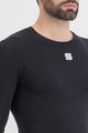 SPORTFUL Cycling long sleeve t-shirt - MERINO LS - black