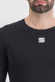 SPORTFUL Cycling long sleeve t-shirt - MERINO LS - black