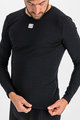 SPORTFUL Cycling long sleeve t-shirt - MERINO LS - black